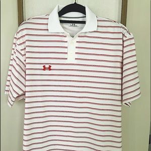 New Under Armour Mens polyester/nylon polo-Sz Small